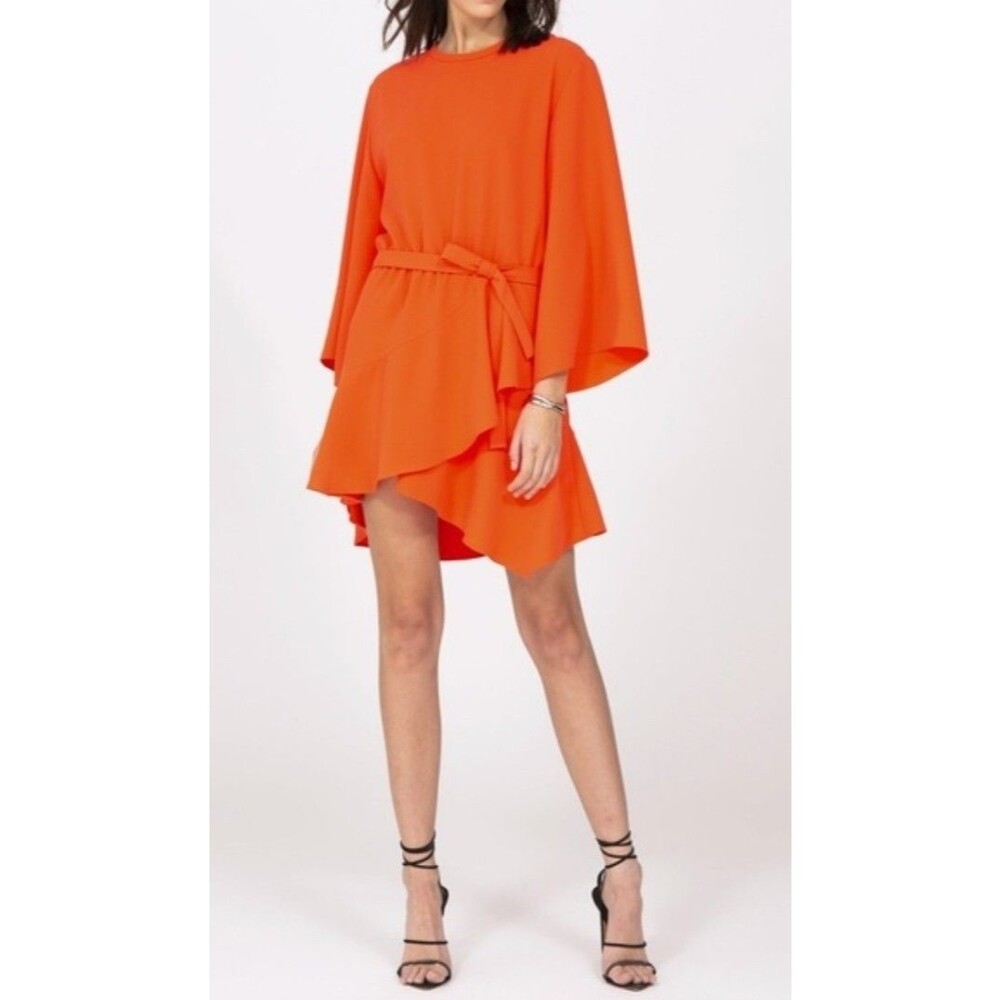 IRO Women Orange Casual Mini Dress Size 36  Paris France